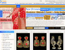 Tablet Screenshot of impexfashions.com